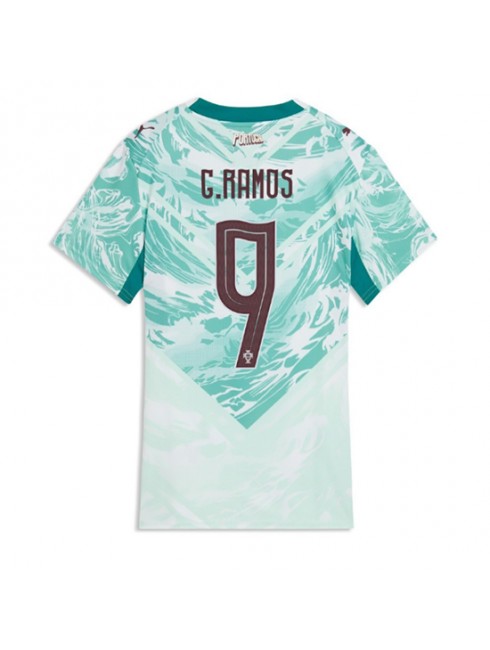 Portugal Goncalo Ramos #9 Auswärtstrikot für Frauen WM 2026 Kurzarm Portugal Goncalo Ramos #9 Auswärtstrikot für Frauen WM 2026 Kurzarm